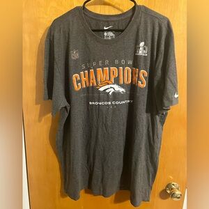 Nike Denver Broncos NFL Superbowl 50 T-Shirt XXL NWOT
